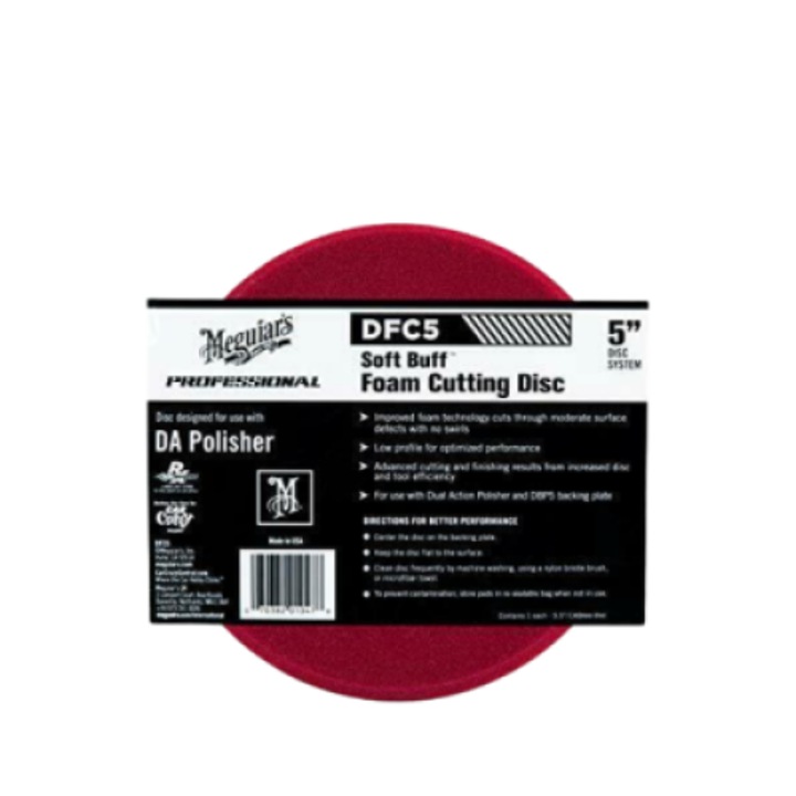 Sponge Polish Abrazi Meguiar's Soft Buff DA hab vágótárcsa, 5", 127 mm