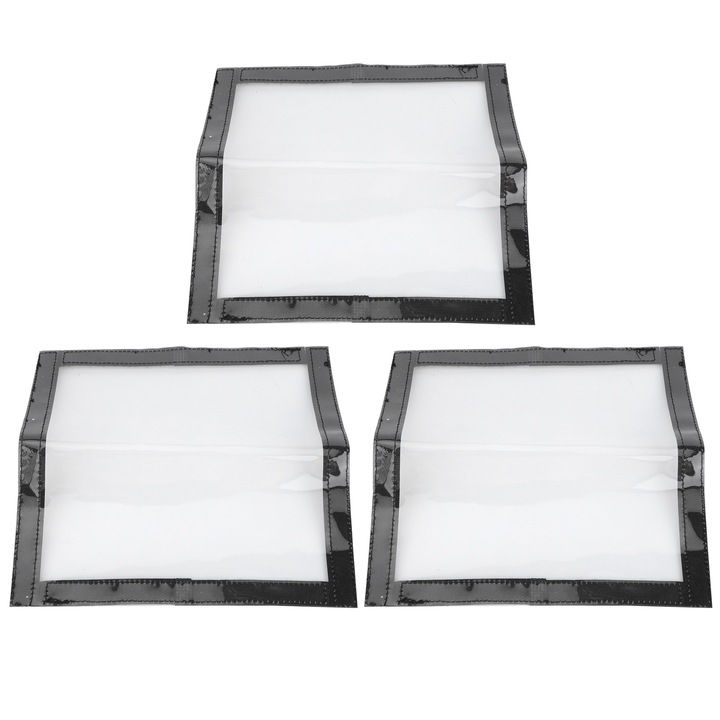 Set 3 bucati QttvbTna, huse protectie pentru momeli de pescuit, PVC, 20x10cm