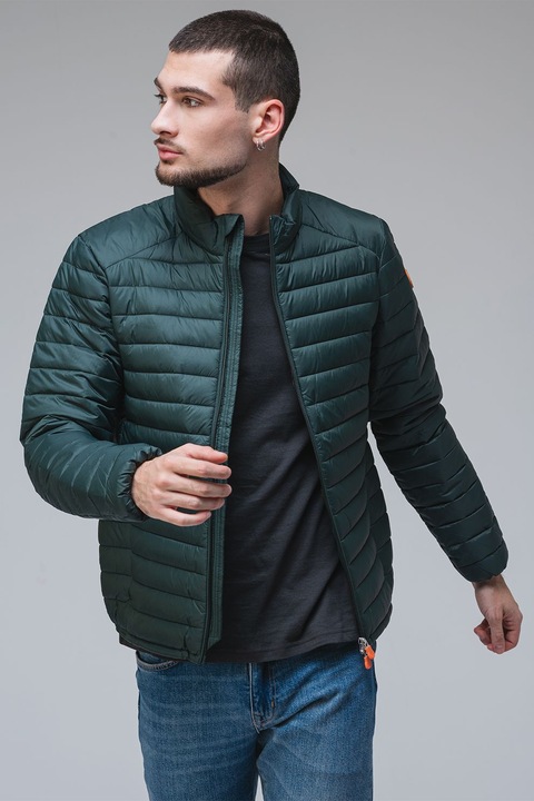 Save The Duck, Alexander steppelt télikabát oldalzsebekkel, Sötétzöld