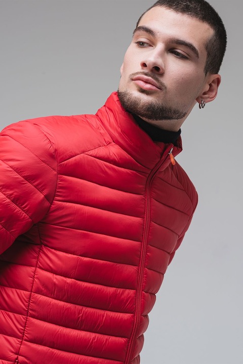 Save The Duck, Alexander steppelt télikabát oldalzsebekkel, Piros