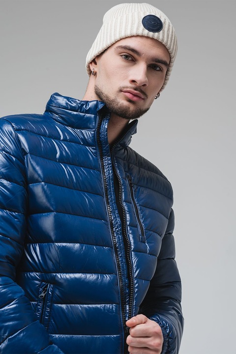 Save The Duck, Geaca cu aspect matlasat Holden, Albastru inchis, L