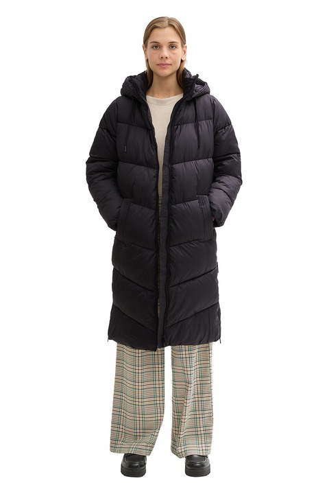 Tom Tailor, Geaca cu guler inalt, Negru, S