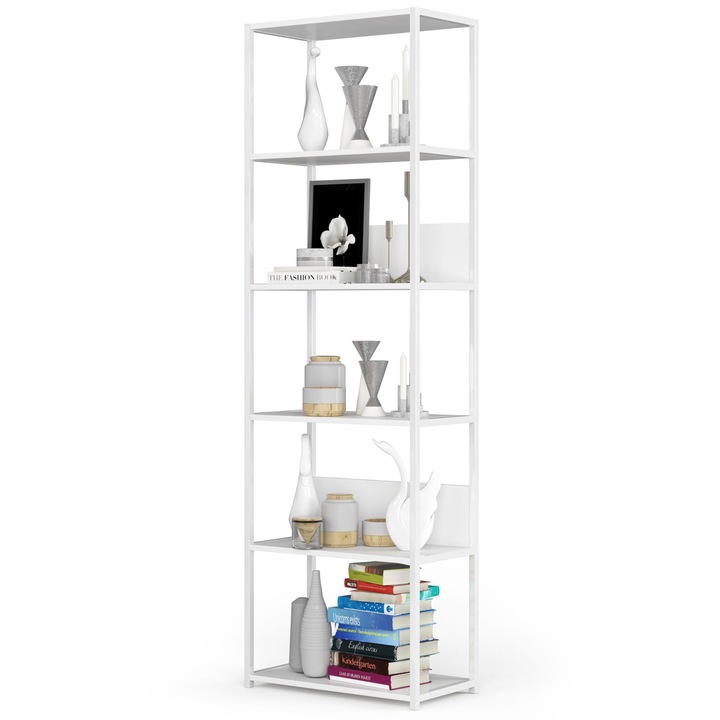 Raft Akord LOFT alb 60x192x32 cm laminált 16mm