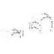 Noptiera, Akord Furniture Factory, PAL, 1 sertar, gri/alb