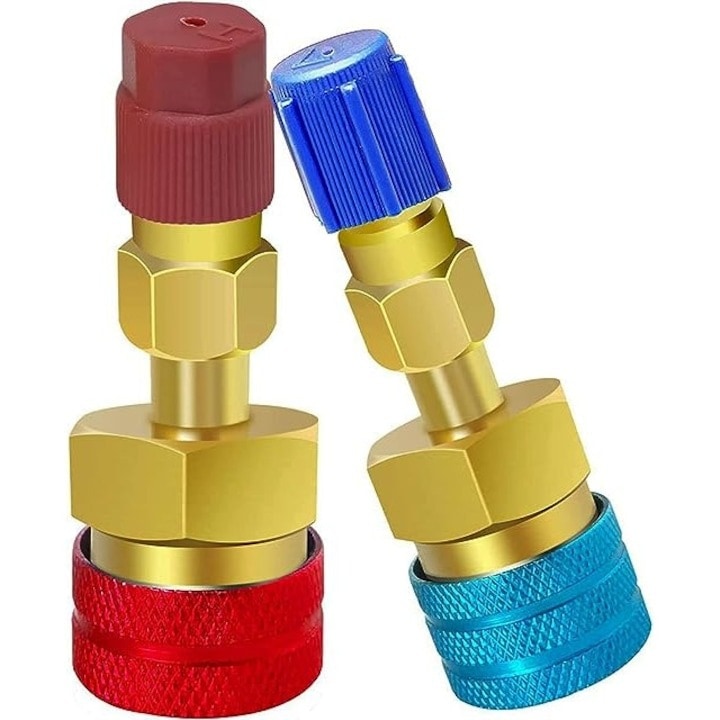 Adapterkészlet R1234YF-től R134A 2-ig, gyorscsatlakozók AC-hoz