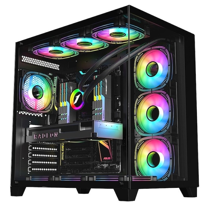 Настолен компютър GAMING PROLIGHT® MV8 система Intel® i5-12400 4.4GHz процесор, 16GB RAM DDR4, 1TB SSD, VIDEO Nvidia RTX 4060 8GB, Windows 11 PRO