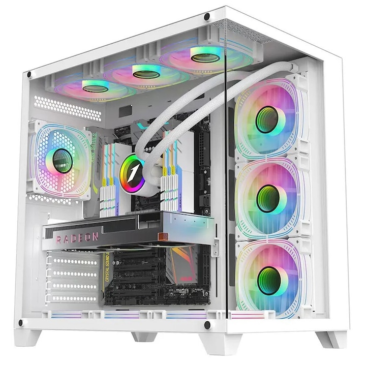 Настолен компютър GAMING PROLIGHT® MV8W система Intel® i5-12400 4.4GHz процесор, 16GB RAM DDR4, 1TB SSD, VIDEO Nvidia RTX 4060 8GB, Windows 11 PRO