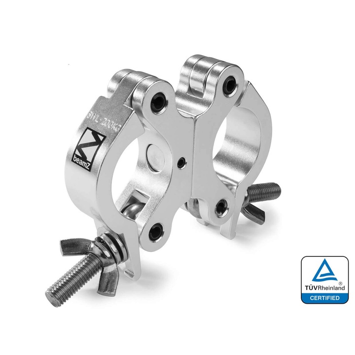 BeamZ BC50-200D Dupla Bilincs, fénytartó (48 – 51 mm csőhöz) 200 kg