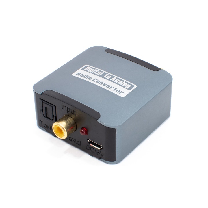 Thunder DAC-1M (Digitál – Analog) SPDIF konverter (Optikai – RCA)