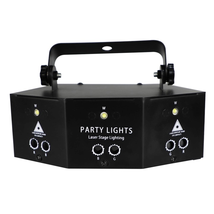 Echipament de lumini, Thunder MX-050 9 Efect optic multiplu, +Strobe, +Laser, +DMX