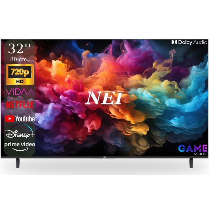 Телевизор NEI LED 32NE4901, 32" (80 см), Smart, HD, Клас E