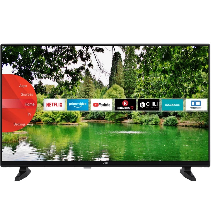 Televizor JVC LED 32VH3300, 80 cm, Smart, HD, Clasa E