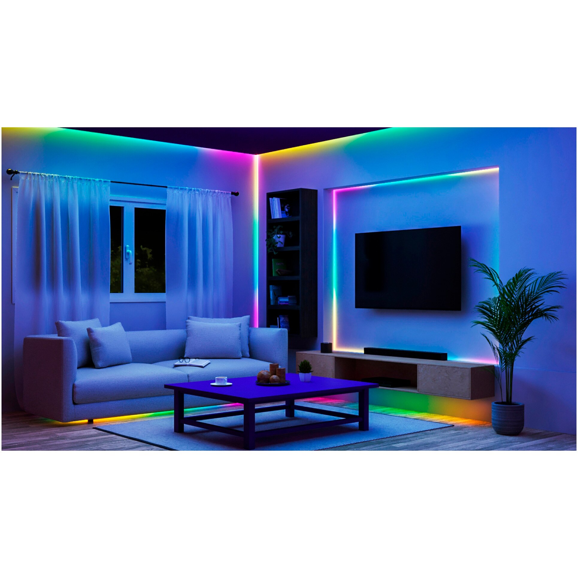 Banda LED WiZ RGBIC LEDstrip 10m (5+5) Type-C 1PF/4 - eMAG.ro