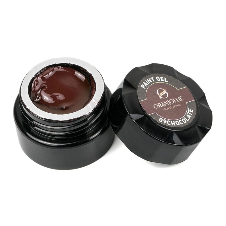 Gel pentru pictura unghii, Nail Art, Nuanta Nr. 09, Chocolate