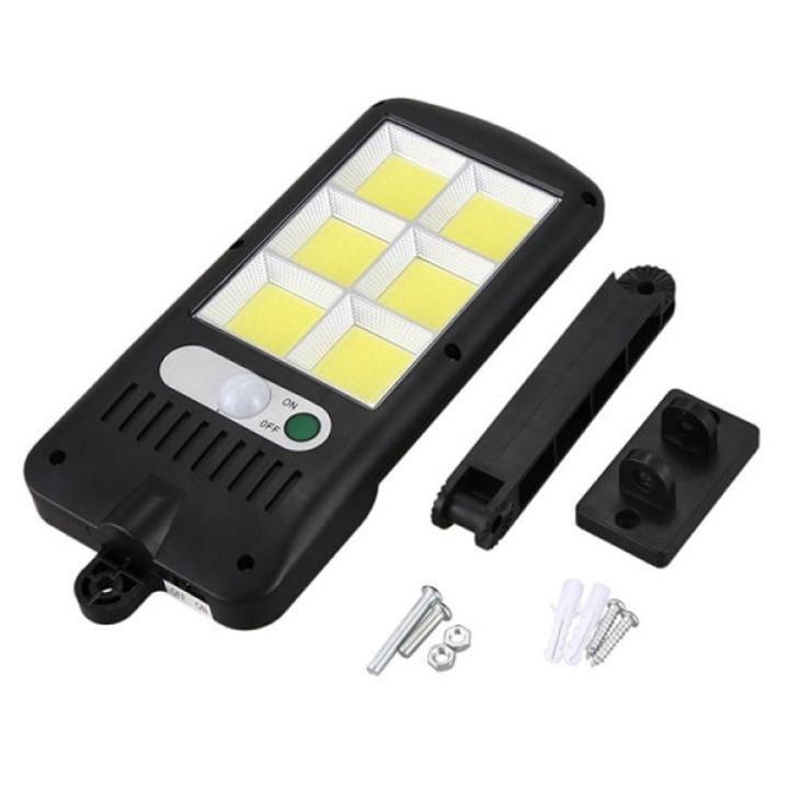 Lampa solara Miromoto® cu 6 Celule, Leduri SMD, telecomanda, cu senzor de miscare si lumina