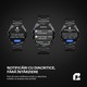Ceas smartwatch barbati, Qualtec by Koppel®, ecran AMOLED 1.43", rezolutie 466x466, inteligent, fitness, sport, rezistent apa 3ATM, smart, notificari, wireless, apel Bluetooth, microfon HD, limba romana, curea metalica, 2 bratari incluse, AMMO PRO, negru