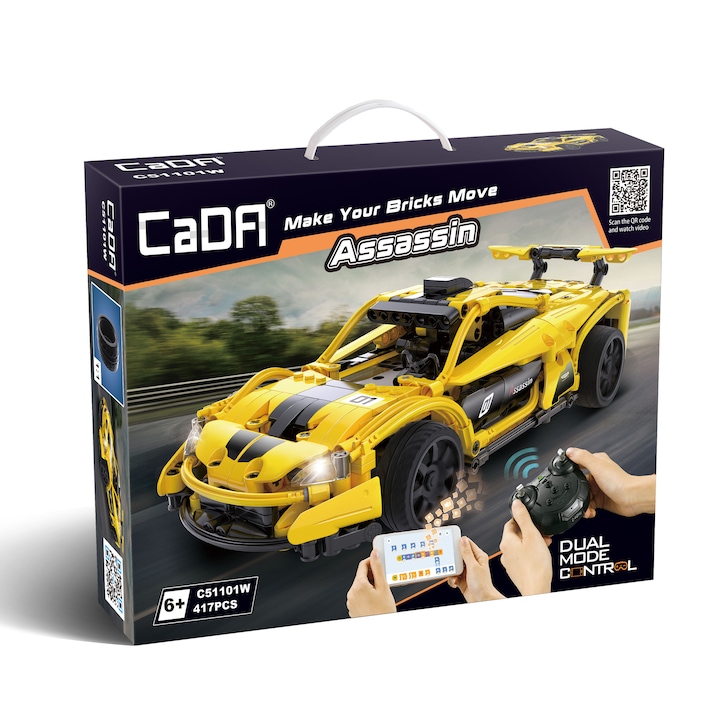 Конструктор CaDa Dual Control - Количка Assasin C51101W, 417 части