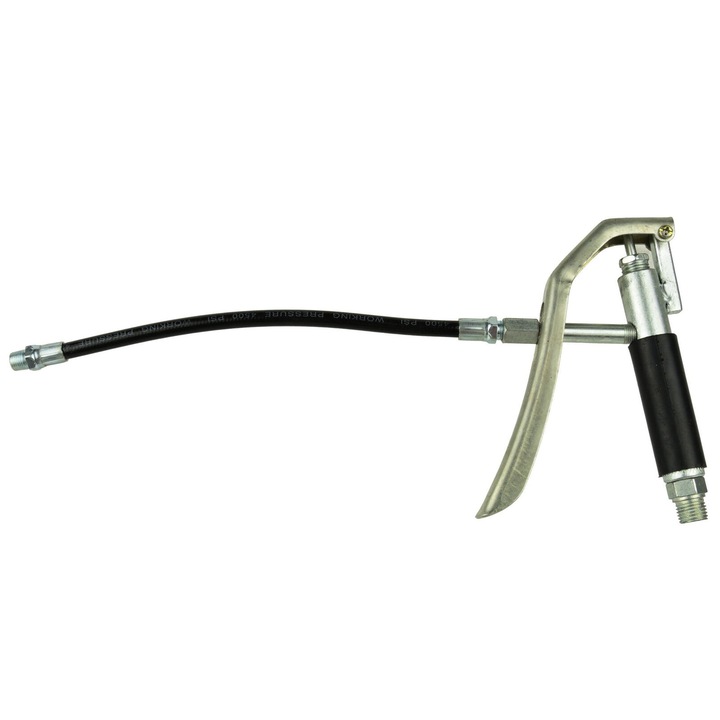 Pistol pentru pompa de gresat cu furtun flexibil, geko, 24 cm, 6 l