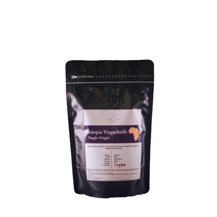 Cafea de Specialitate, Boabe, Proaspat Prajita, origine, Etiopia Yirgacheffee, Arabica, 1kg