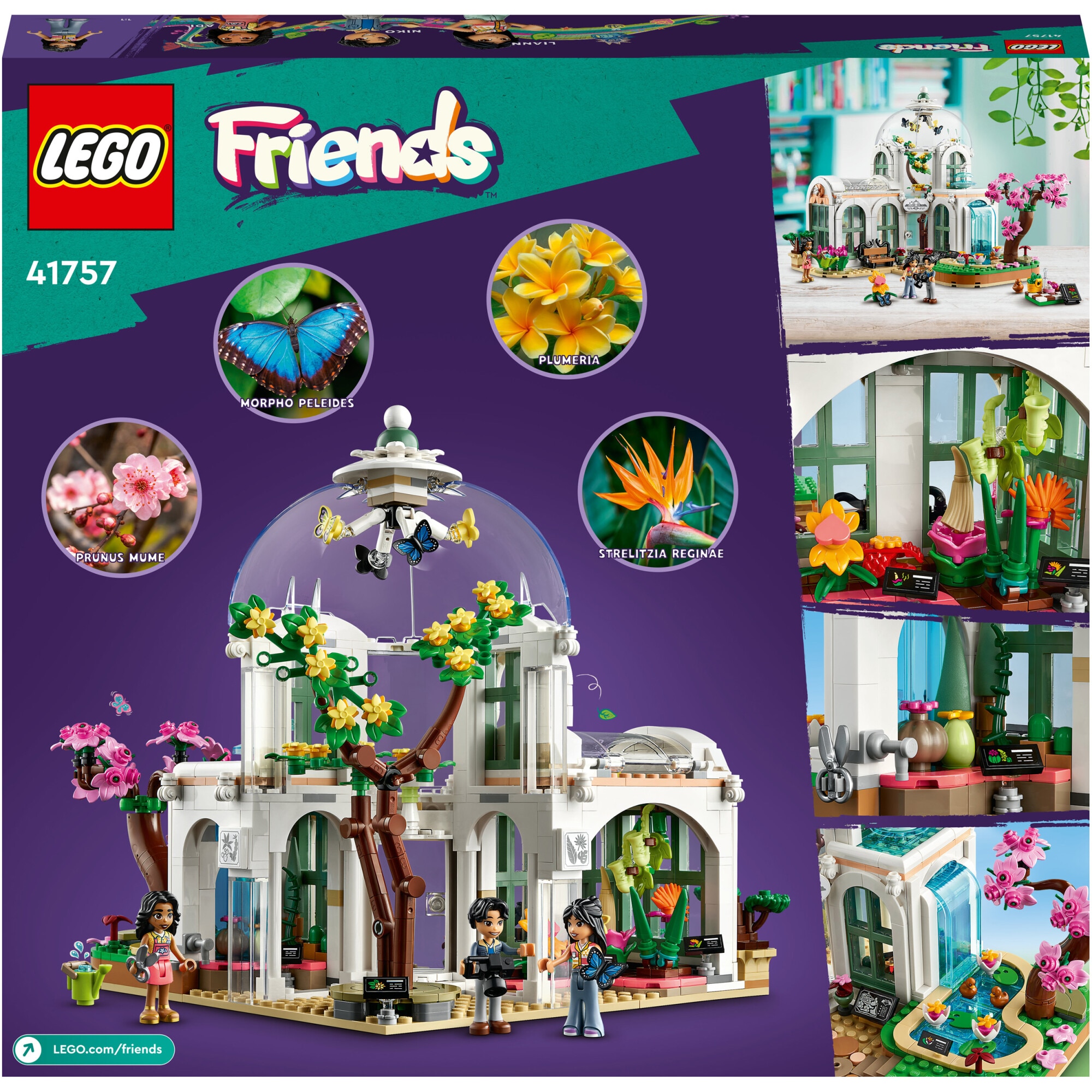 LEGO® Friends - Gradina botanica 41757, 1072 piese - eMAG.ro