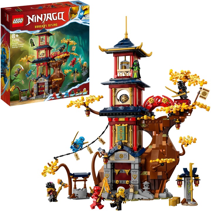 LEGO Ninjago - Енергийни ядра на храма на дракона 71795, 1029 части