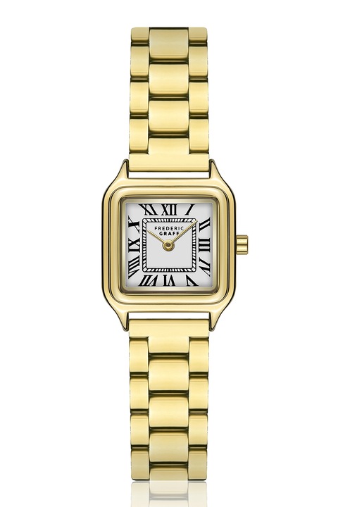 Frederic Graff, Analóg karóra szögletes tokkal, Aranyszín