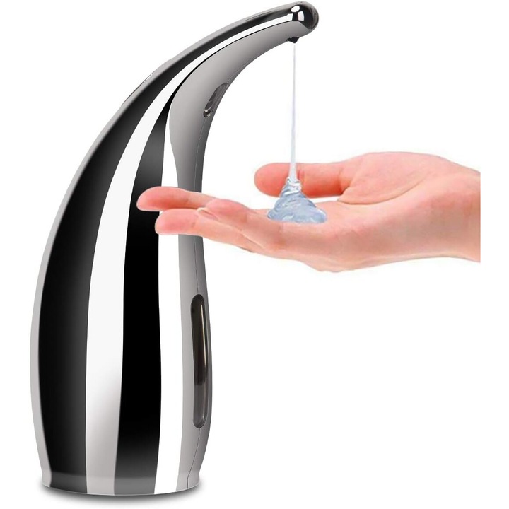 Automata szappanadagoló, AMRINUGL, IPX6, ABS+PC műanyag, modern dizájn, konyhába és fürdőszobába