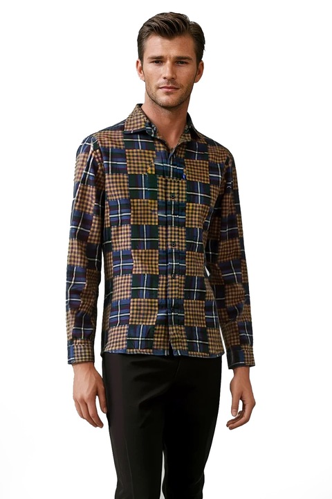 Camasa barbati Selected Homme Miller, Multicolor, M