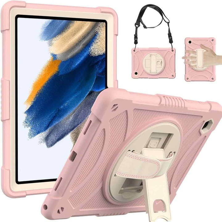 9. generációs iPad tok, ceruzatartóval, vállpánttal