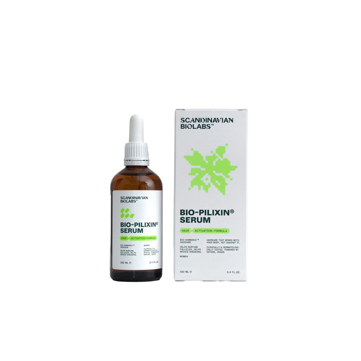 Bio-Pilixin® Serum aktivátor, amely elősegíti a haj növekedését nők számára, Scandinavian Biolabs, 100 ml