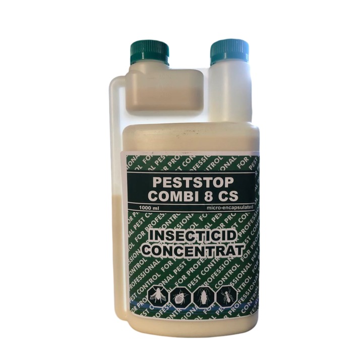 Insecticid pentru combaterea insectelor taratoare si zburatoare, PESTSTOP Combi 8 Cs, 1 litru