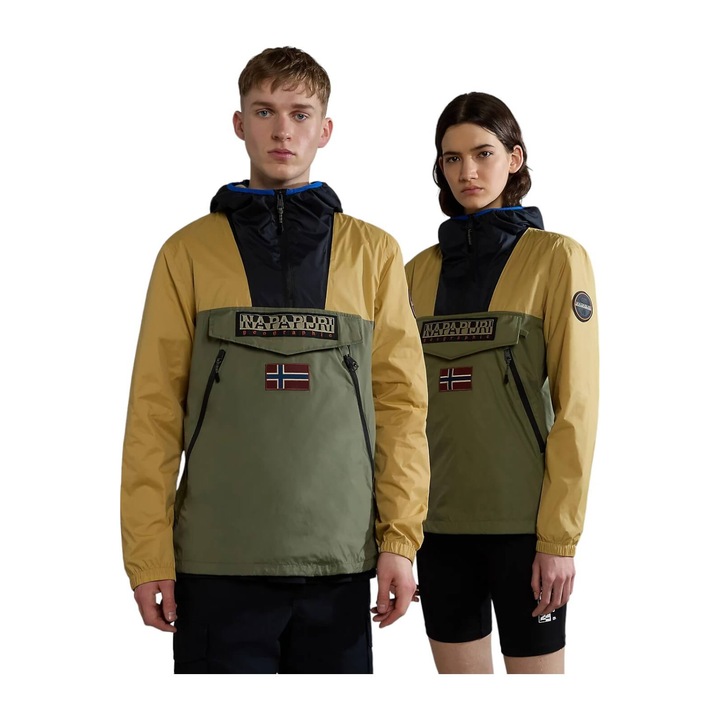 Яке Napapijri Rainforest Windbreaker Pkt v2 33838, Каки, XS