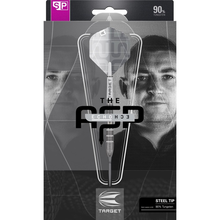 Комплект от 3 стоманени стрелички Nathan Aspinall x ECHO Player Edition, SP, 23