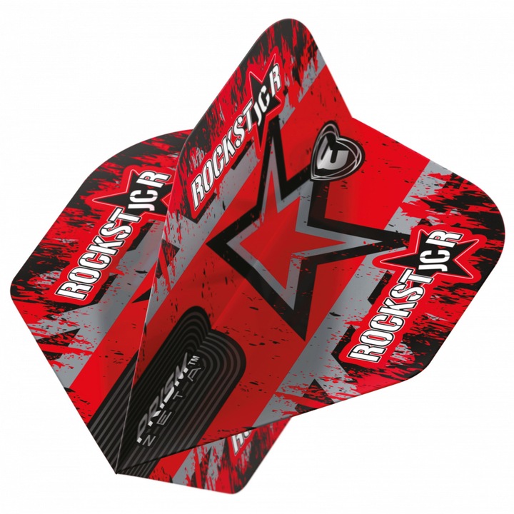 3 db Butterfly Darts Winmau Prism Zeta Standard Joe Cullen Rockstar Stele készlet