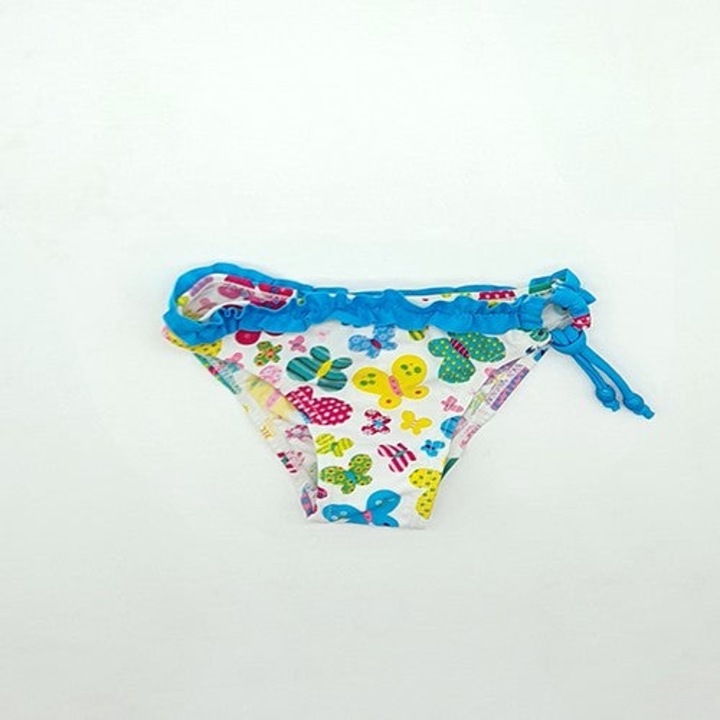 Slip de baie cu fluturasi, Bimbalina, fetite, 60239, Alb, Alb