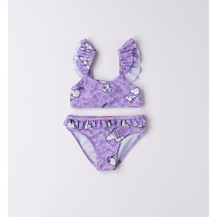 2 részes fürdőruha Snoopy mintával lányoknak, Sarabanda, 0.6920, Lila