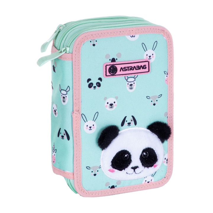 Astrabag AC31 tolltartó, felszerelt, 3 rekeszes, Panda kollekció