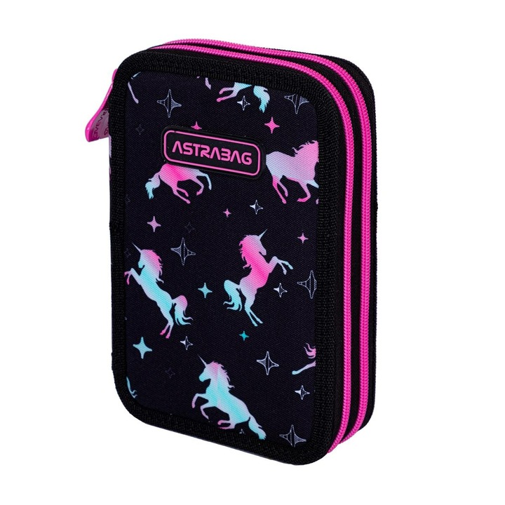 Несесер Astra, AC21, 2 отделения, Оборудван, Дизайн еднорог