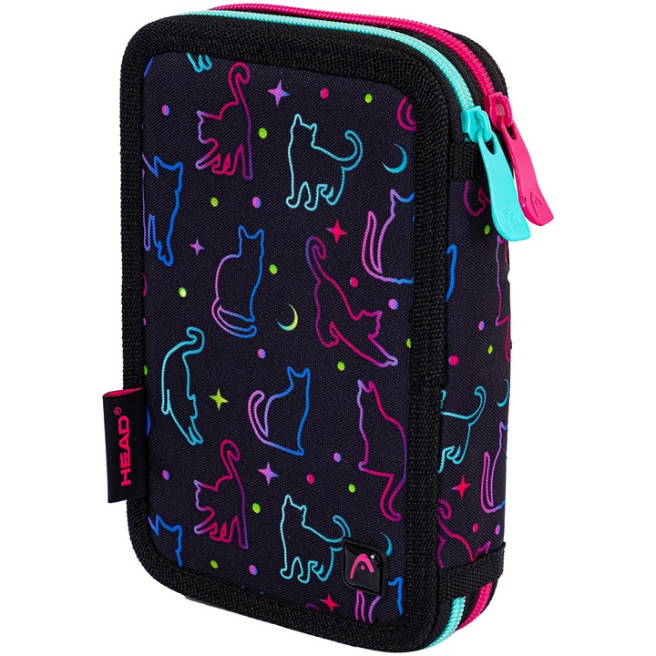 Несесер Astra, AC2, 2 отделения, Котешки дизайн