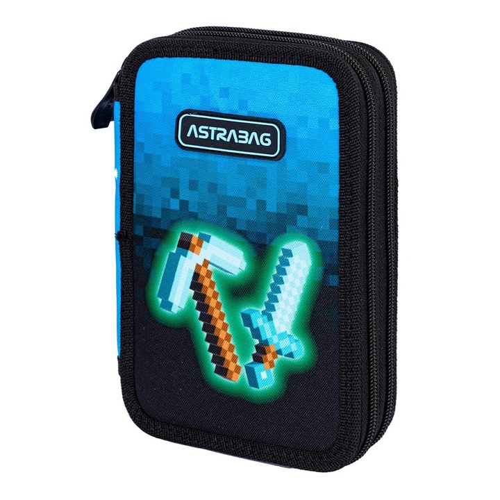 Несесер Astra, Blue Pixel, 2 купета, Оборудван