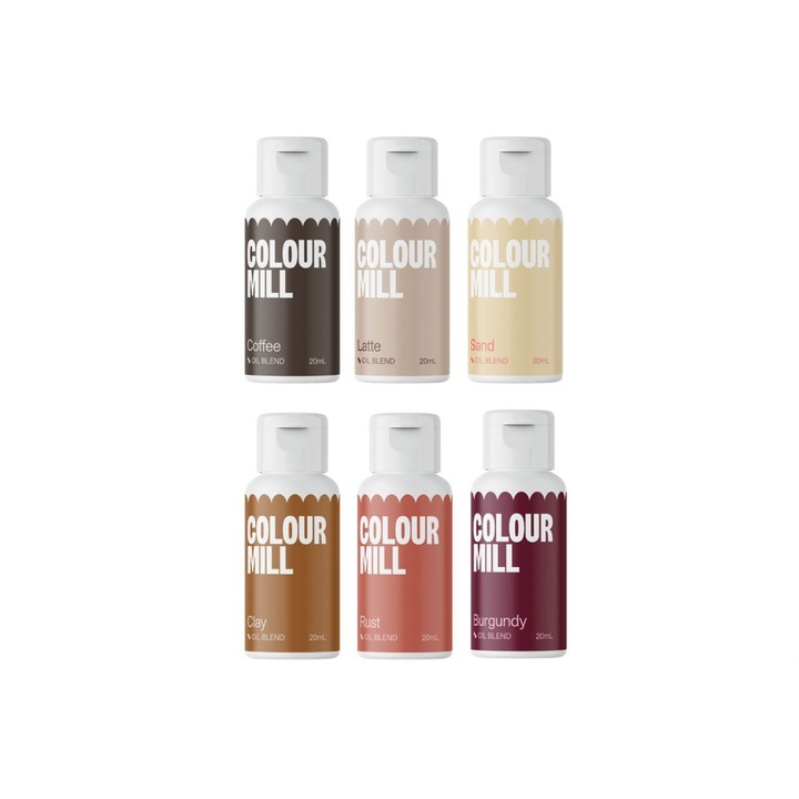 Set 6 coloranti alimentari Oil Mix Outback, Colour Mill