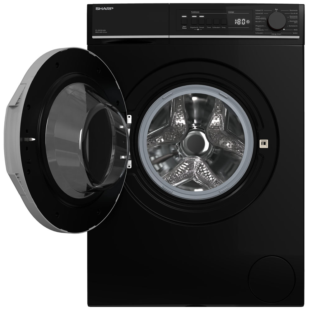 Masina de spalat Sharp ESBRO814BA, 8 kg, 1.400 rpm