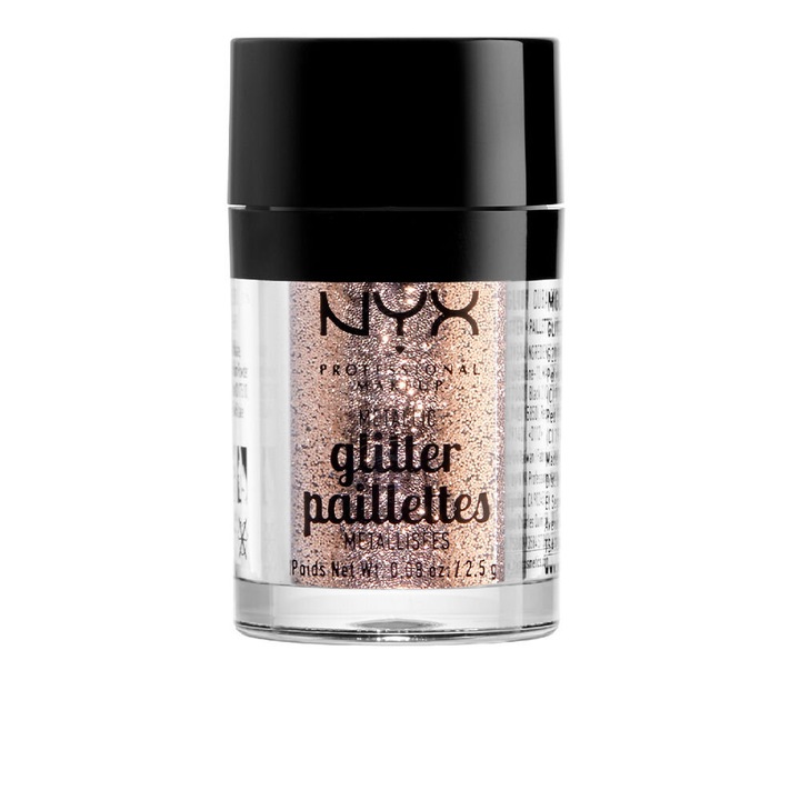 Csillámpor arcra és testre, NYX, Glitter Pailettes, Goldstone