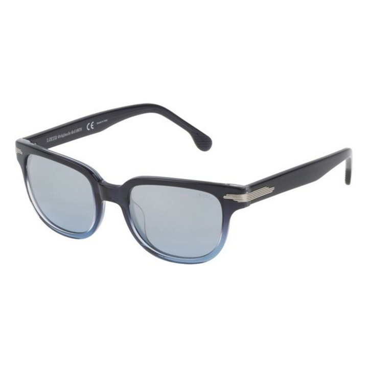 Ochelari de soare unisex, Lozza, Plastic, Polarizat, Protectie UV, Negru