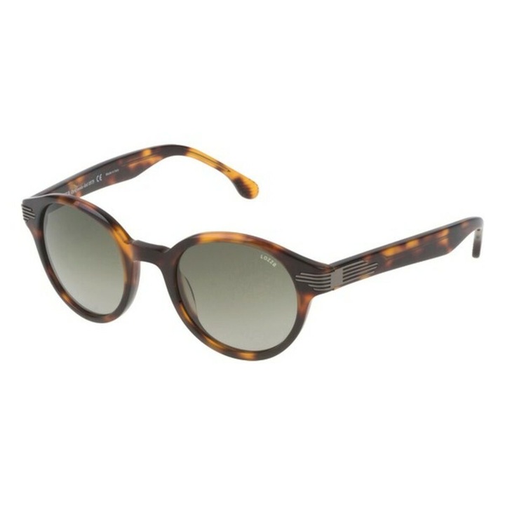 Ochelari de soare unisex, Lozza, Plastic, Polarizat, Protectie UV, Maro