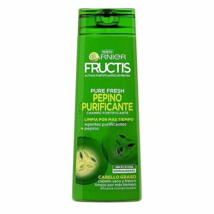 Garnier Fructis Pure Fresh sampon, regeneráló és tápláló, zsíros hajra, 250ml