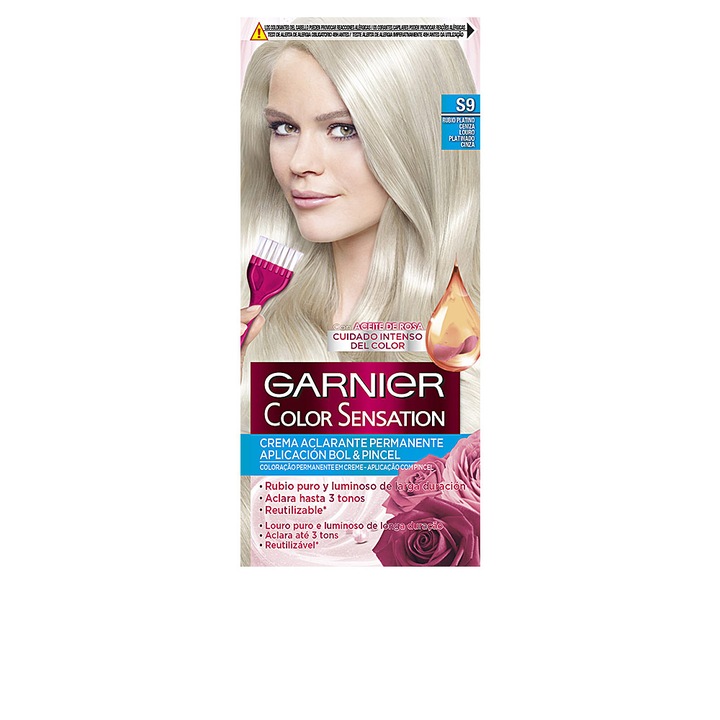 Vopsea de par Garnier Color Sensation S9, Asemi Xantho, acoperire maxima, 110ml