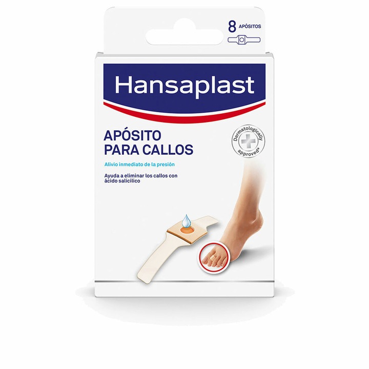Пластири HP Foot Expert, Hansaplast, защита срещу мазоли, 8 бр., прозрачни