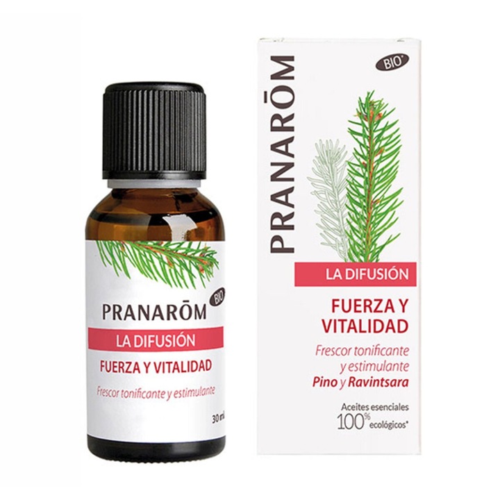 Ulei Esential Pranarom Strength And Vitality, Menta si Ghimbir, 30ml