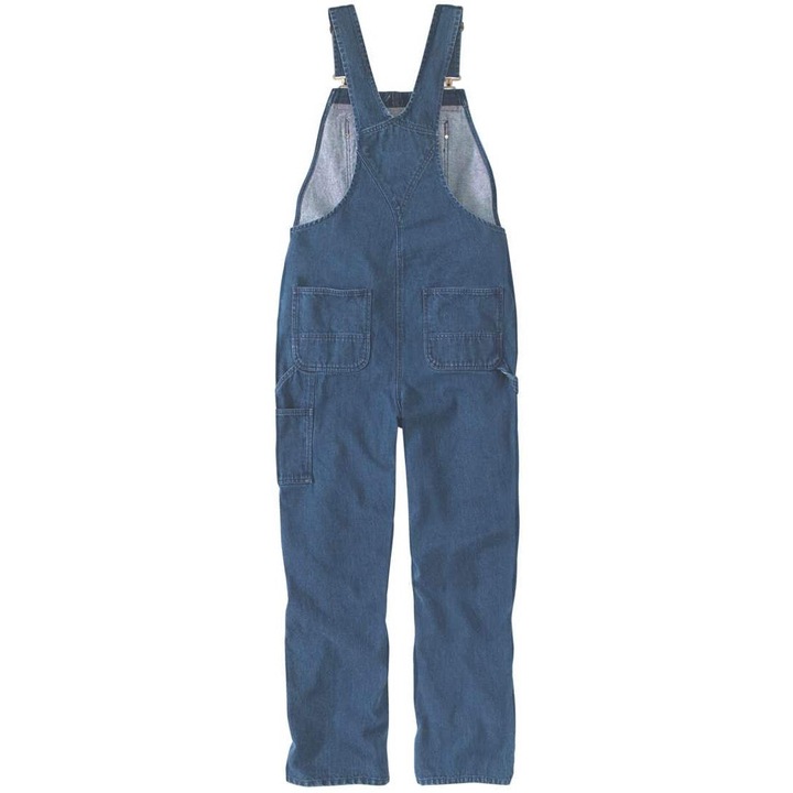 Свободен дънков гащеризон Carhartt, син, 48
